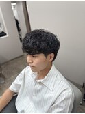 シャドウパーマ/刈り上げマッシュ/20代/30代/三軒茶屋
