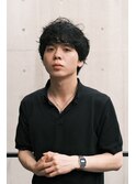 癖毛ショート　ナチュラルパーマ　くせ毛風パーマ　