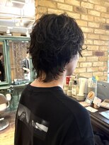 モナン(monan)&nbsp;メンズパーマサーフカールダウンバングフリックパーマ