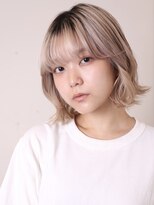 トライポッド(TRIPOD)&nbsp;似合わせカット30代40代50代ハイトーンショートボブ0806