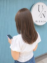 アン ブリーチ(UN BLEACH)&nbsp;ダブルカラー(ベージュ)×髪質改善トリートメント【三宅】