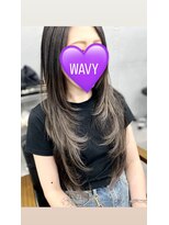 ウェイビー 桜木町店(WAVY) ハッシュカットデザインカラー