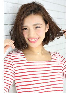 ヘアリゾート粋 リマ 銀座店(lima) 【粋lima銀座店】ふんわり外ハネ前下がりボブ☆
