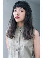 カータヘアルム(karta hair rum) 【karta】動きのあるセミディ×ショートバング
