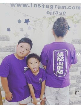 美容室オーブ おいらせ店 お祭りヘアー