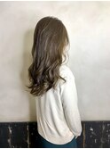 ルーズカールロング×アディクシーサファイアグレー【Takashi】