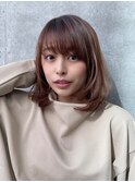 ワンカールボブ　上品フォルムの大人ミディアム