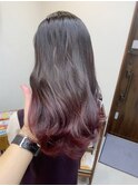 グラデーション×レッドバイオレット