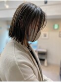 3Dオリーブアッシュカラー/ハイライト【AND CHILL渋谷】