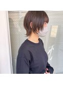 ウルフカット/ショートウルフ/ウルフ/グレージュ