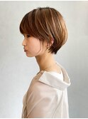 ブラウンショート_大人ガーリーチョコレートプリカール_ba405092