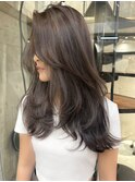 ハイライトショートヘアダブルカラーイルミナカラーオージュア
