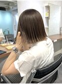 ◆◇白髪染めに見えない透明感のある明るめグレージュ◇◆