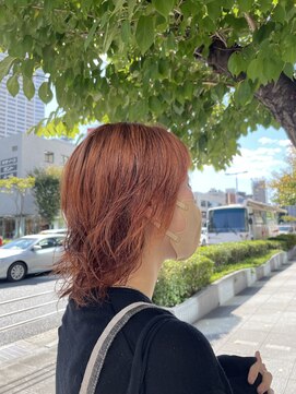 ベロ(BELO) レイヤーカット×オレンジカラー