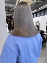 キラ 原宿(KILLA)&nbsp;黒髪カタログ/グレーベージュ/レイヤーロング/アッシュカラー