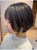 丸みショートボブ#REGARO綱島