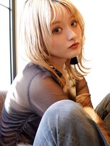 ドーチェ 茨木店(DOCHE)&nbsp;くびれヘア×ブロンドベージュ