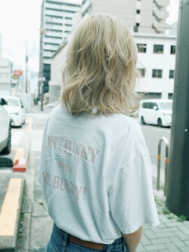 ジュール(JOULE'S) high tone grunge hair