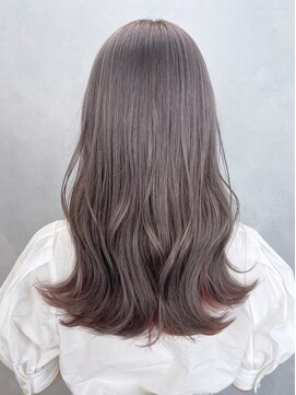 アルバム 池袋(ALBUM) グレージュ__ハッシュカットフルバングレッドブラウン_ba472092