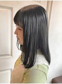 ワンカール×黒髪×ツヤ感