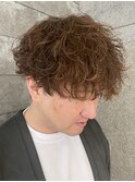 メンズマッシュ波巻きスパイラルパーマメンズパーマ