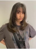 ◎韓国ヘアー顔周りレイヤー髪質改善おくれ毛前髪小新西区