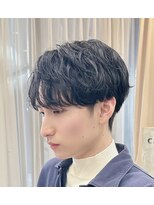 カルナ バイ エルモ(calna by ELMO)&nbsp;ツーブロック束感モテる髪型シークレットパーマ韓国マッシュ