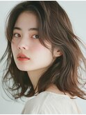 20代30代40代★大人センターパートナチュラルミディアム