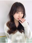 韓国くびれ巻き／ヨシンモリ韓国ウェーブヘア／個室髪質改善