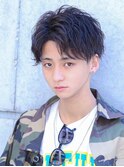 爽やかハーフアップバングショート