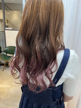 フィゼル 福島店(fizelle) ピンク×グラデーション♪