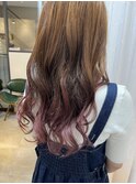 ピンク×グラデーション♪