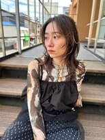 ハピネス 西大寺店(Happiness)&nbsp;ミディアムレイヤー ウルフカット ハッシュカット