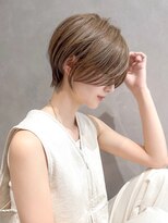 ハルキミナト ジャパン ヨコハマ(HARUKI MINATO japan YOKOHAMA)&nbsp;大人ショート/縮毛矯正/学割U24/ブルーカラー/くすみベージュ