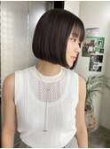ショートカットショートボブショートヘアミルクティーベージュ