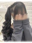 暑さに負けない！サイドポニー♪_ユウ