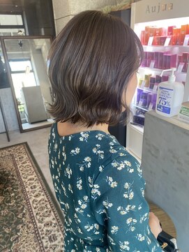 リンダテーラ(Linda tela) 【札幌白石】オリーブベージュ/ボブ/秋冬カラー