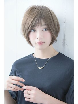 セイドット オモテサンドウ(Say. omotesando) Say.丸みショートショートボブブリーチヘーゼルグレージュ表参道