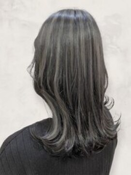 ファイン 美容室 深川店(FINE) 透明感カラー★20代30代ハイライトグレージュロングウルフ