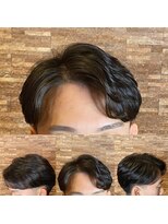 アールドボーテ 理容室(R de Beaute)&nbsp;銀座 七三分け ワンカールパーマ