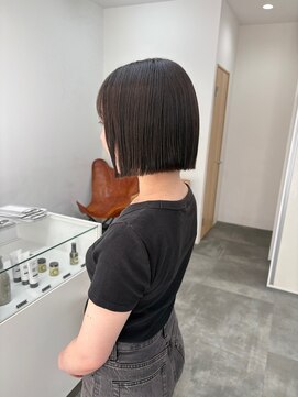 ディッシィ 立川(D'ICI) ぷつっとボブ/ドライヤーでまとまるボブスタイル