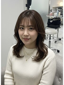 グレカ(GRECA) 「褒められ」束感シフォンミディアム