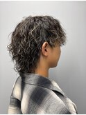 メンズウルフ/men's/スパイラルパーマ/波巻き/ツイスパ