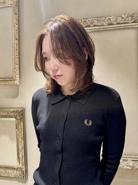 ニュートン(NEWTON) 顔周り 韓国 前髪 レイヤー ウルフ ハッシュ 学割 立川