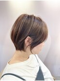 30代40代白髪ぼかしハイライト×ショートボブ【オオハラ】