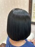 似合わせカット＋地肌に優しい白髪染め