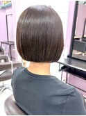マロンブラウン×ボブ