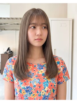 零秒女髪 千里丘店 髪質改善で叶える上品な艶ロングスタイル艶髪美髪髪質改善カラー