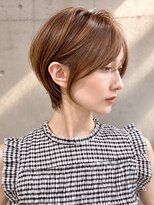 シー バイ ロンド 新宿(Sea by Lond)&nbsp;【福島】アースカラー耳かけくびれヘアショートボブ新宿