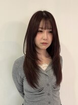 ペグ(Peg) 韓国風レイヤーカット◎秋色暖色カラーくびれヘア小顔20代